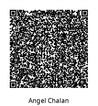 contact information in QR code